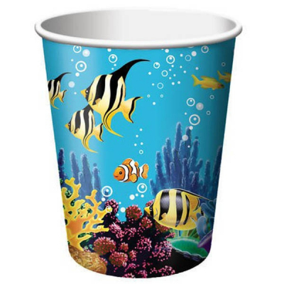 Ocean Party Cups 266ml 8PK