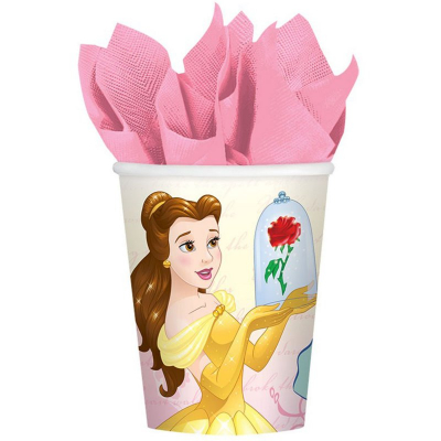 Beauty And The Beast 266ml Cups 8PK