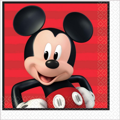 Mickey Mouse On The Go Lunch Napkins 16PK