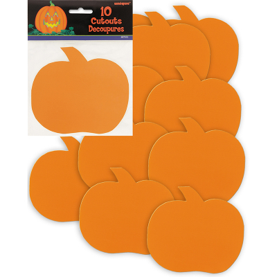 Pumpkin Cutouts 10PK