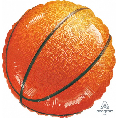 45cm Standard Basketball Foil Balloon Inflated with Helium