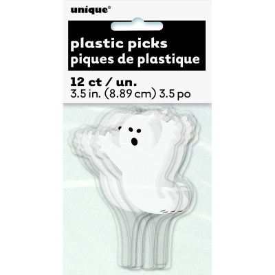 Ghost Cupcake Toppers 12PK