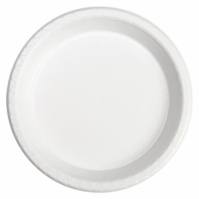 Five Star Round Dinner Plate 22cm White 20PK