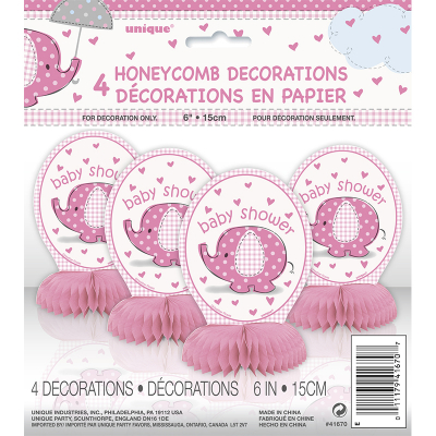 Umbrellaphants Pink Honeycomb 4PK
