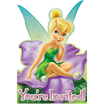 Tinker Bell Best Friend Fairies Postcard Invitations 8PK