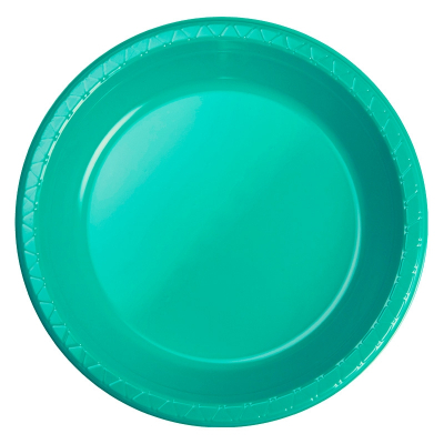 Five Star Round Banquet Plate 26cm Classic Turquoise 20PK