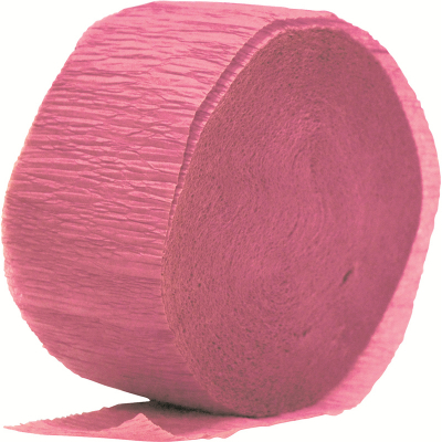 Crepe Paper Streamer 24M Pastel Pink