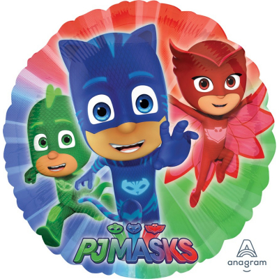 45cm Standard PJ Masks Foil Balloon Inflated with Helium