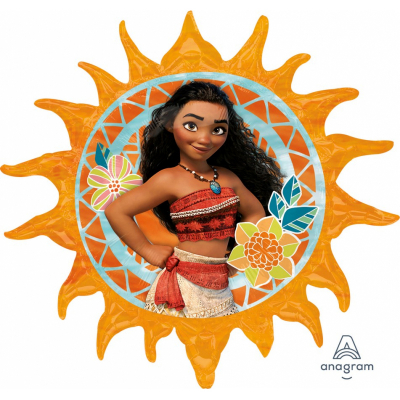 Supershape Moana Foil Balloon Inflated with Helium