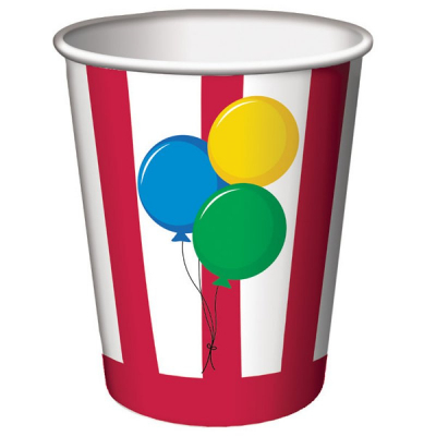 Circus Time Party Cups 8PK