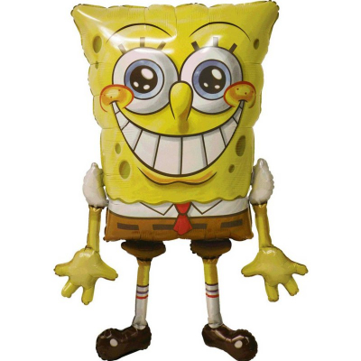 Airwalker Sponge Bob Inflated with Helium