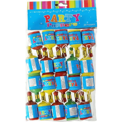 Party Poppers 20PK