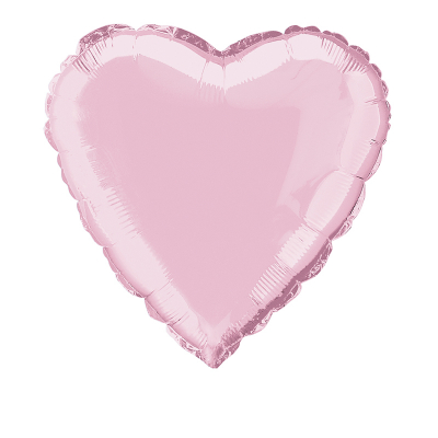 Heart 45cm Foil Balloon Pastel Pink
