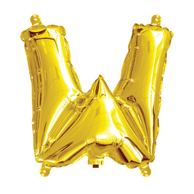 35cm 14 Inch Gold Foil Balloon W
