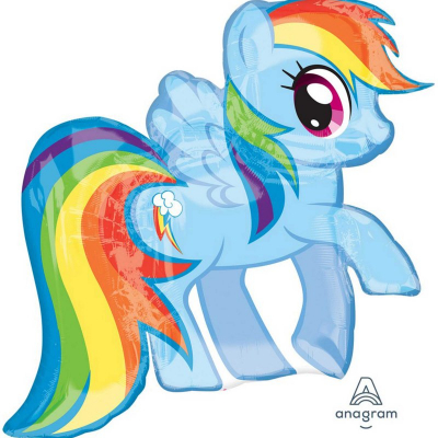 My Little Pony Rainbow Dash Supershape Foil Balloon