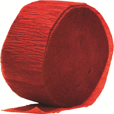 Crepe Paper Streamer 24M Red