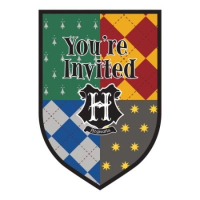 Harry Potter Postcard Invitations 8PK