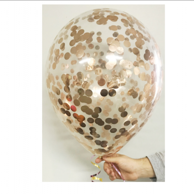 Loose 40cm Confetti Premium Latex Balloon with Helium