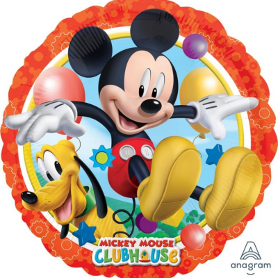 Mickey Mouse & Pluto 45cm Standard Foil Balloon