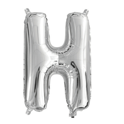 35cm 14 Inch Silver Foil Balloon H