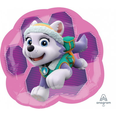 Supershape Paw Patrol Girls Foil Balloon Inflated with Helium