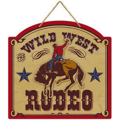 Western Deluxe MDF Sign