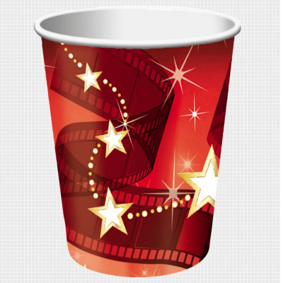Hollywood Lights Cups Paper 266ml 8PK