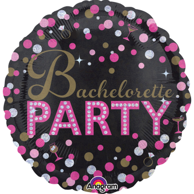 45cm Standard Bachelorette Party Foil Balloon Inflated with Helium