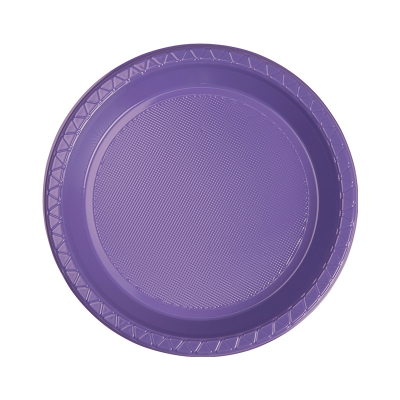 Five Star Round Snack Plate 17cm Lilac 20PK