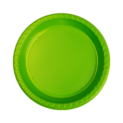 Five Star Round Snack Plate 17cm Lime Green 20PK