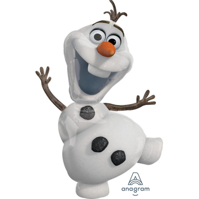 Supershape Disney Frozen Party Olaf Foil Balloon Inflated with Helium