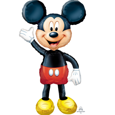 Airwalker Mickey Mouse Inflated with Helium