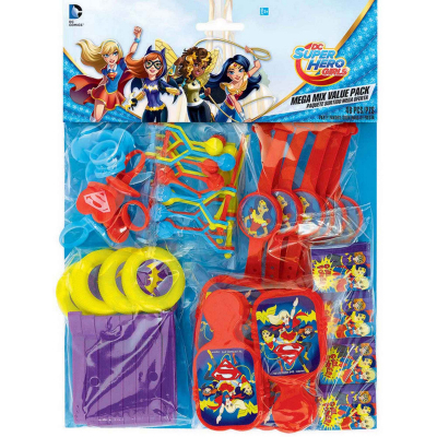 DC Superhero Girls Mega Mix Value Pack Favors 48PK