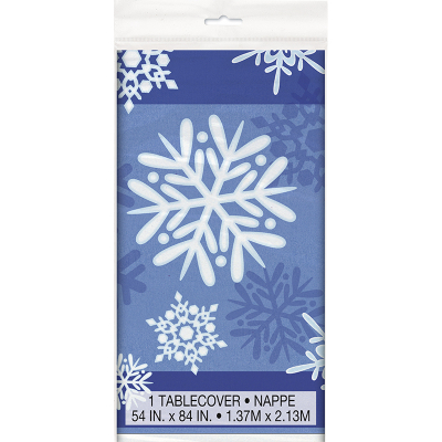 Snowflake Plastic Tablecover
