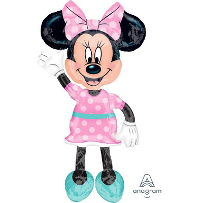 Airwalker Minnie Mouse Inflated with Helium
