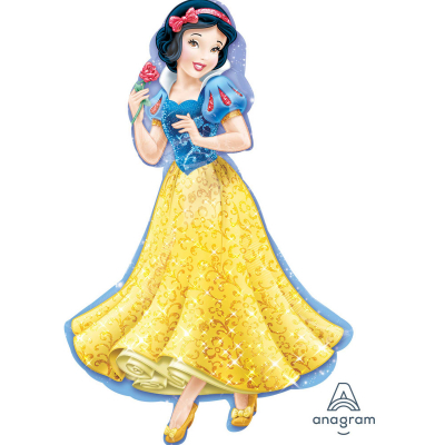 Supershape Disney Princess Snow White Foil Balloon Inflated with Helium