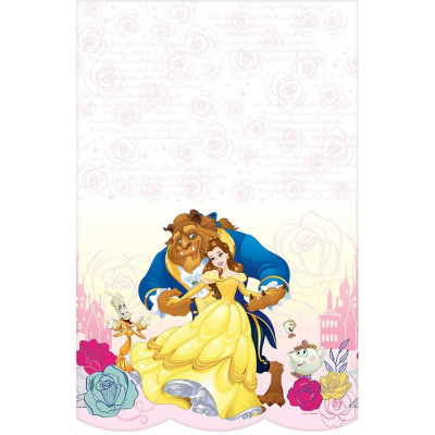 Beauty And The Beast Plastic Tablecover