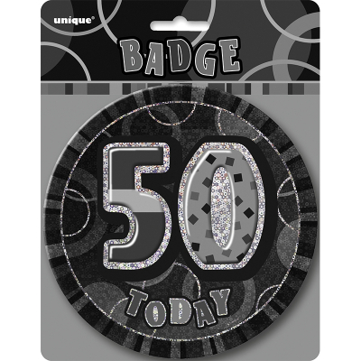 Glitz Birthday Black Badge 50th