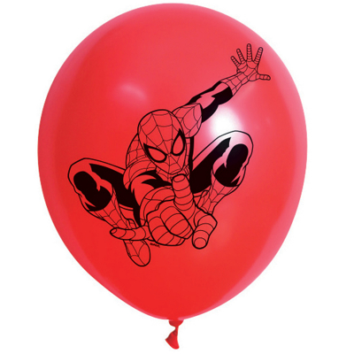 Spiderman Latex Balloon 10PK