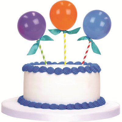 Cake Topper Assorted Balloon 3PK
