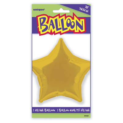 50cm Star Foil Balloon Gold