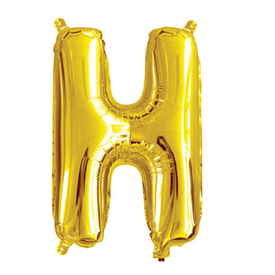 35cm 14 Inch Gold Foil Balloon H