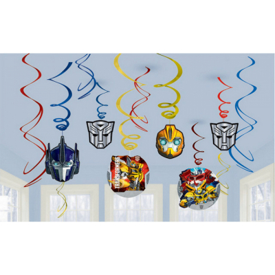 Transformers Core Swirl Decoration Value Pack 12PK