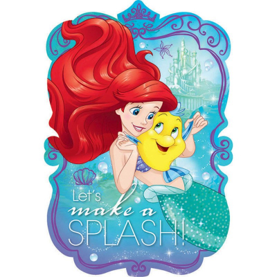 The Little Mermaid Ariel Dream Big Postcard Invitations 8PK