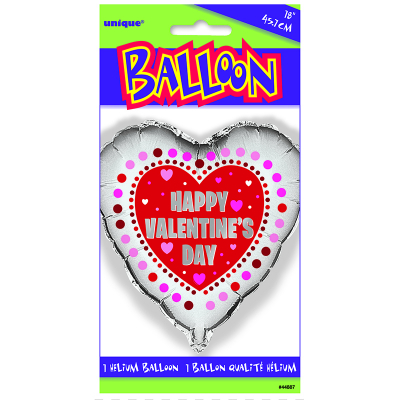 45cm Radiant Hearts Foil Balloon