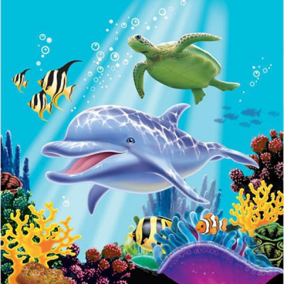 Ocean Party Lunch Napkins 16PK