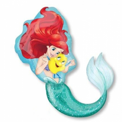 The Little Mermaid Ariel Supershape Foil Balloon