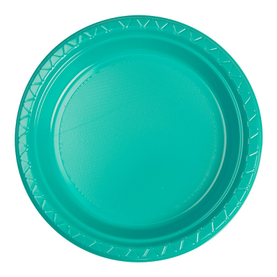 Five Star Round Dinner Plate 22cm Classic Turquoise 20PK
