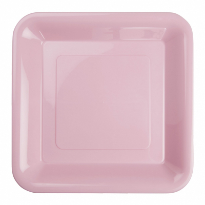 Five Star Square Banquet Plate 26cm Classic Pink 20PK