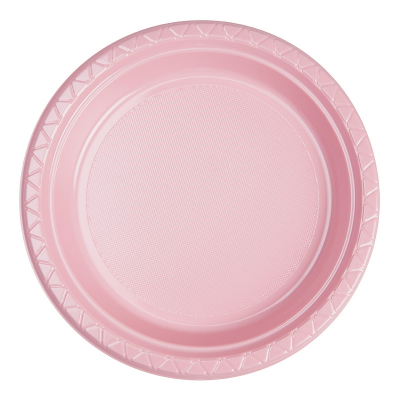 Five Star Round Dinner Plate 22cm Classic Pink 20PK